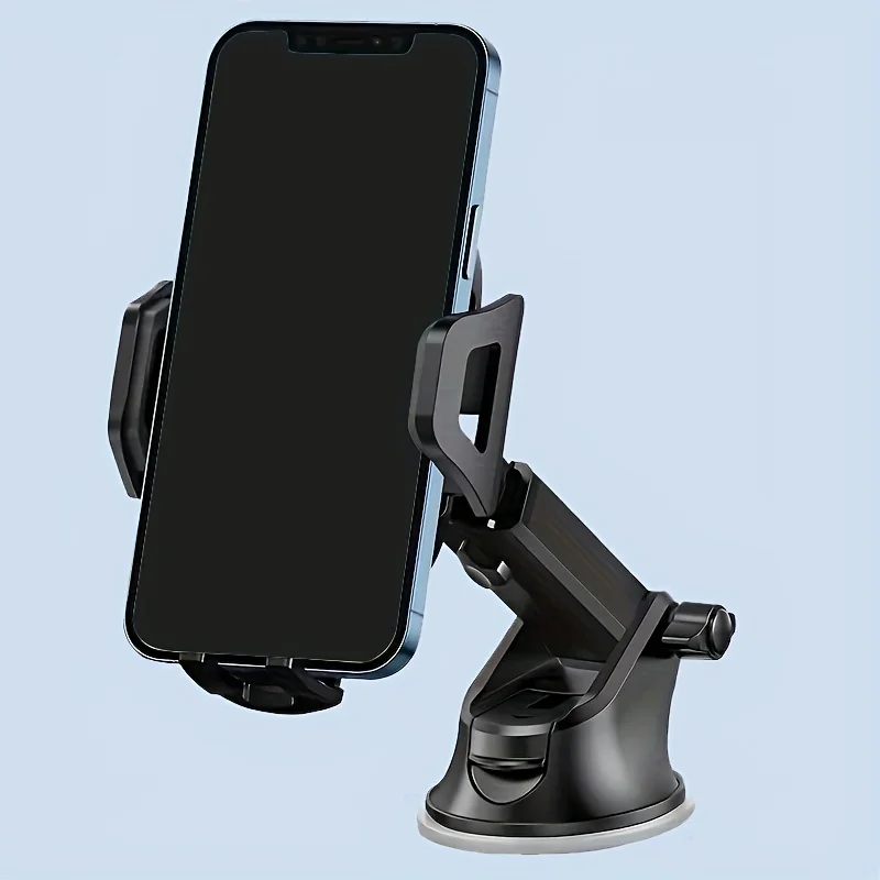 Car Phone Holder 360°Rotating Phone Navigation Stand Retractable Suction Cup Phone Holder Dashboard Desktop Phone Holder