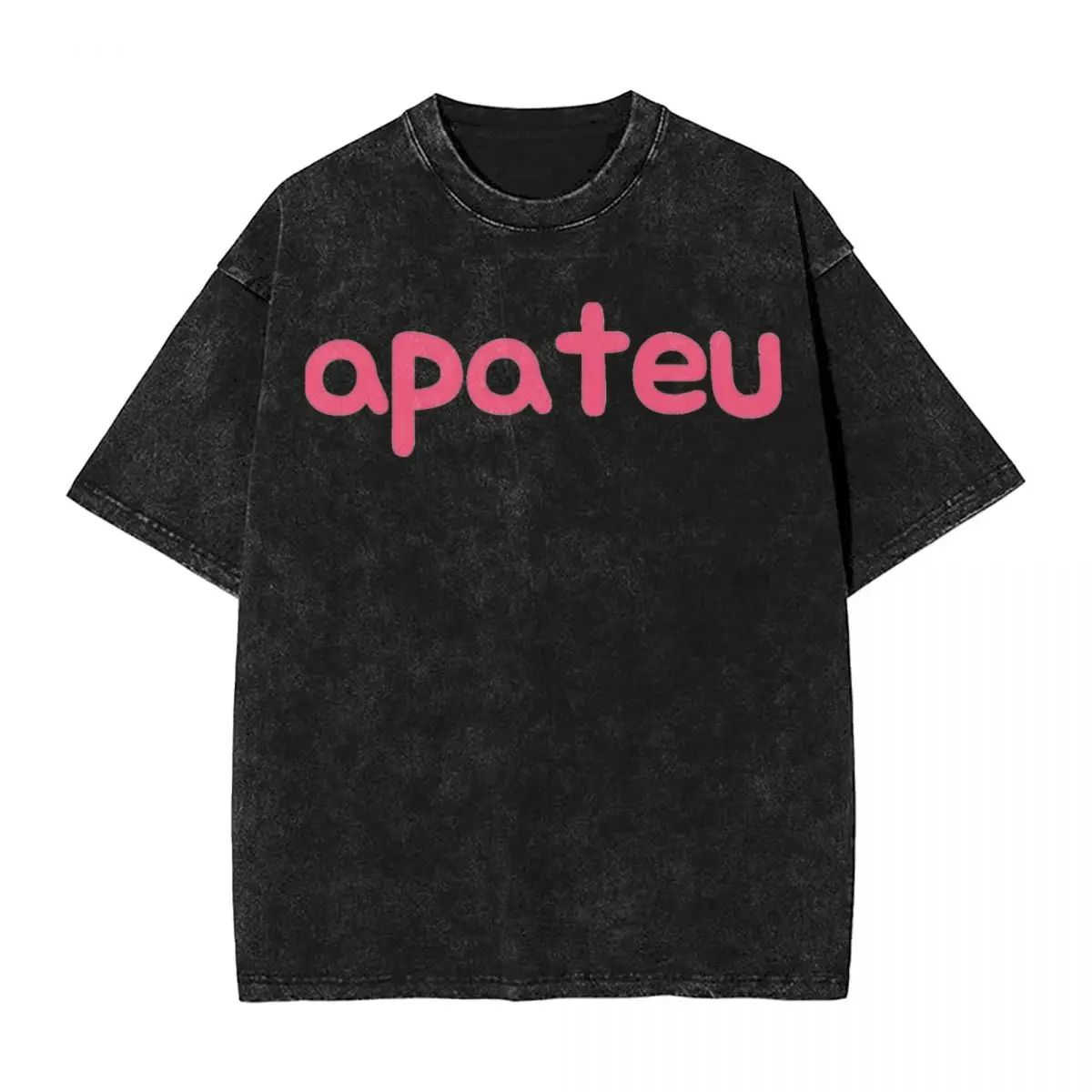 Apateu ROSE Bruno Mars APT T Shirt Hip Hop Washed Short Sleeve Harajuku T-Shirts Novelty Men Women Tops Streetwear Summer Tees