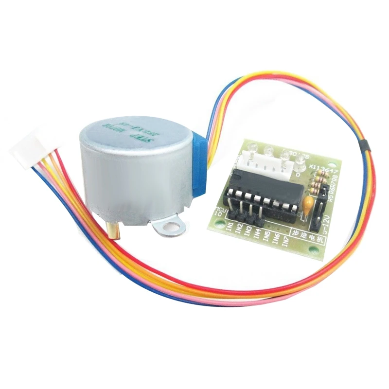 4-фазный шаговый двигатель ULN2003 28BYJ-48 с приводной платой 5 В для Arduino PI PIC Raspberry Pi, 5 шт.