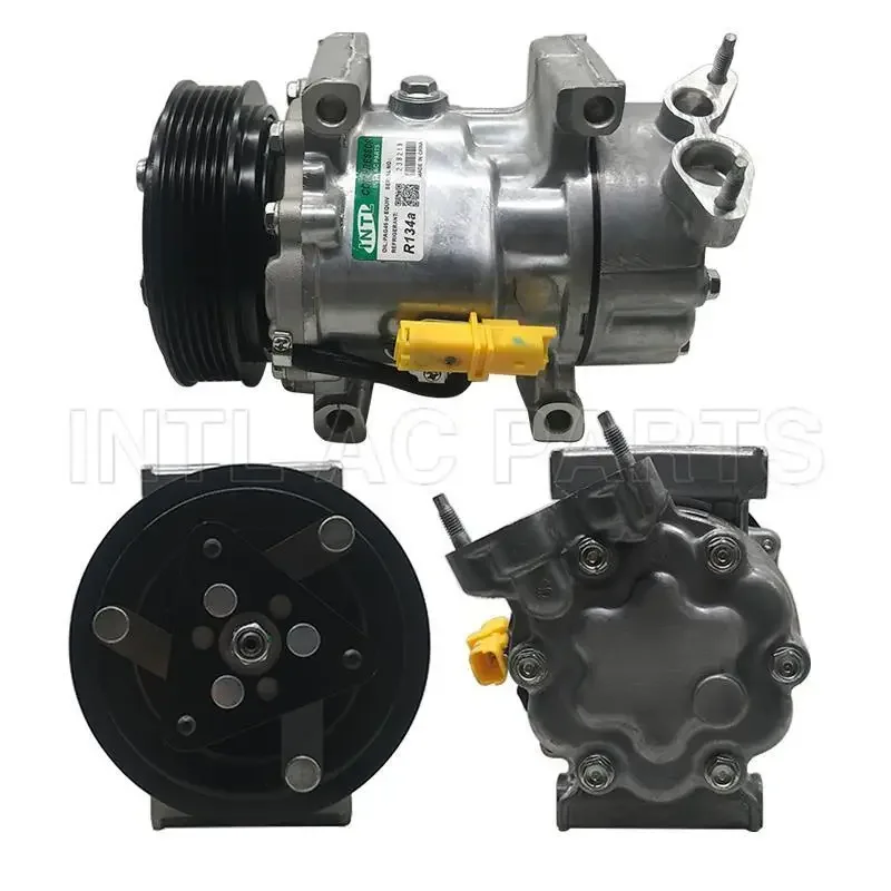 

For SANDEN SD6V12 Auto A/C Compressor for PEUGEOT 206 307 CITROEN C2 C3 9646273880 9639078180 9646273380 9655191580 9655191680