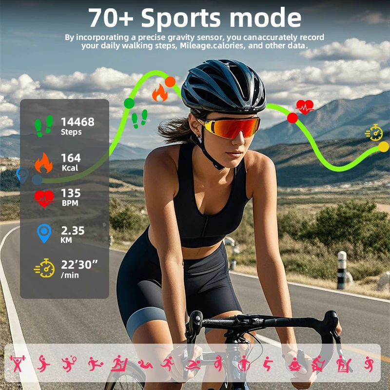 LUIK Nieuwe Smart Horloge Draadloos Oproep Voice Assistant IP68 Waterdicht 1000mAh grote batterij Multifunctionele Smart horloges voor Vrouwen