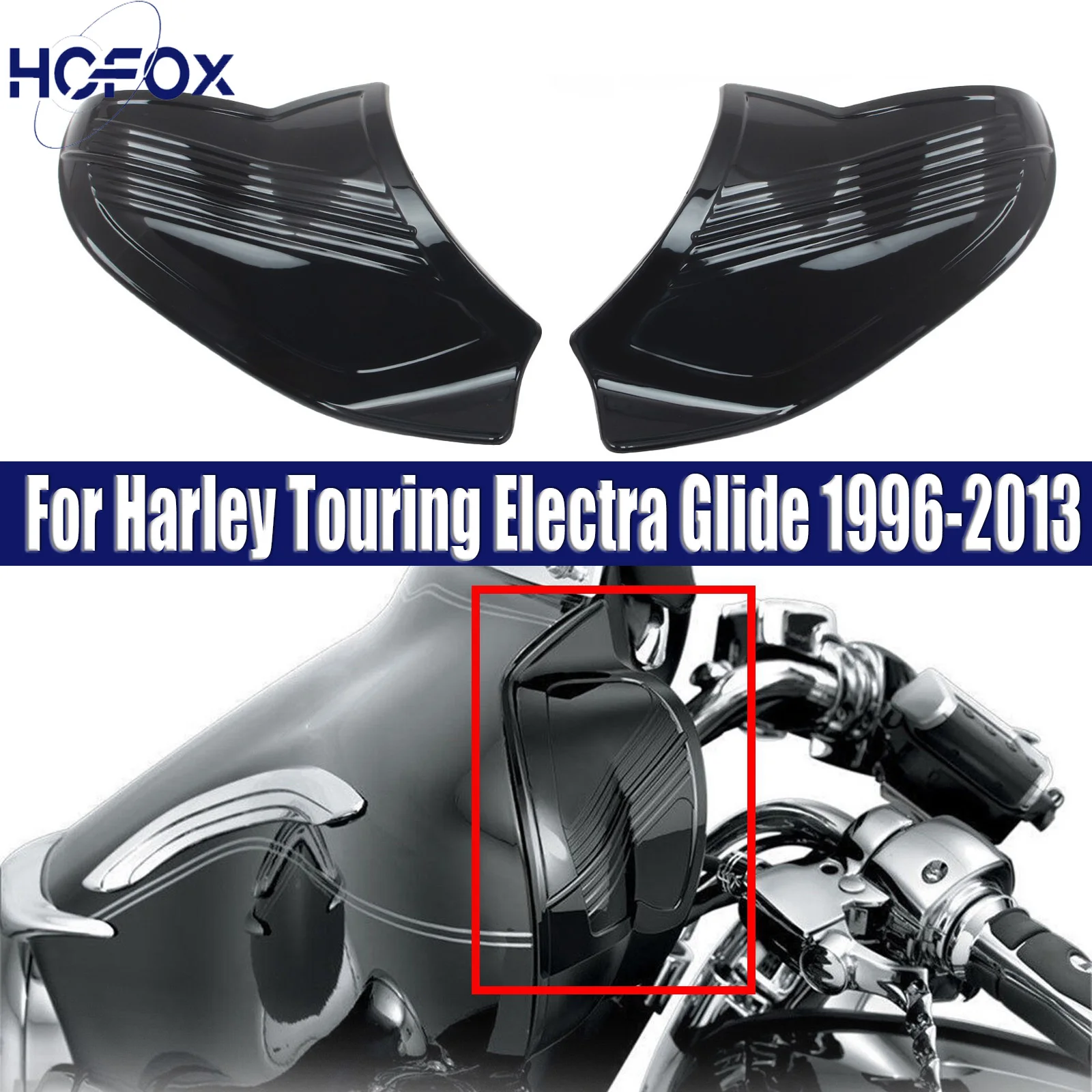 

For Harley Touring Electra Glide 1996-2013 A Pair Inner Fairing Cover