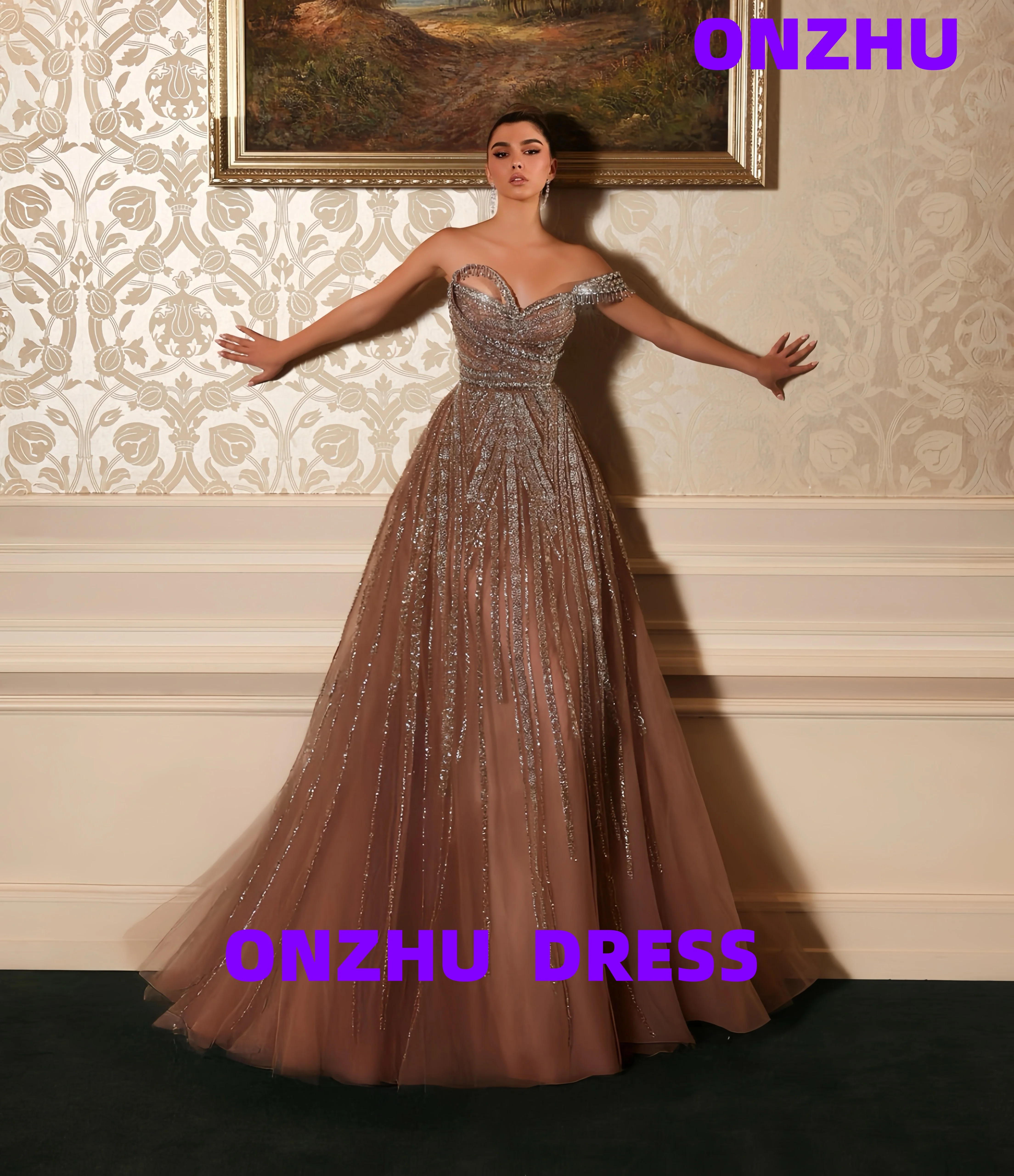 تخصيص الحبيب طية صدر السترة الكتف ألف خط أناقة أماندا نوفيا فساتين السهرة الفاخرة المرأة مساء اللباس