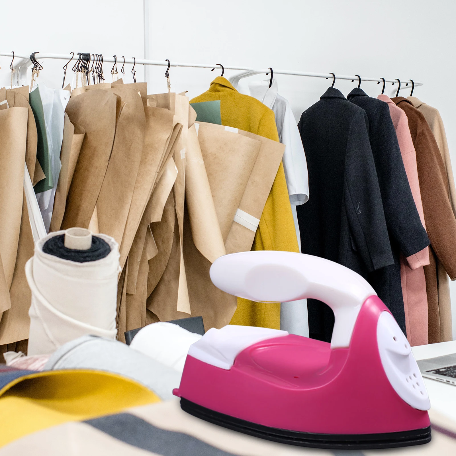 

Мини-утюг для одежды, портативный электронный утюг с антипригарным покрытием для рукоделия и творчества, с вилкой стандарта США