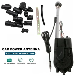 Car Power Antenna Aerial Kit 12V AM FM Radio Exterior Vehicle Aerials Pro Auto Replacement Kit For Mercedes W140 W126 W124 W201