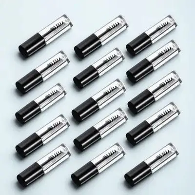 20 pz Tubi Mascara Vuoti Piccole Bottiglie di Crema Per Ciglia Riutilizzabili Contenitori Per Mascara Trasparenti Portatili Anti Perdite Forniture Per Ciglia