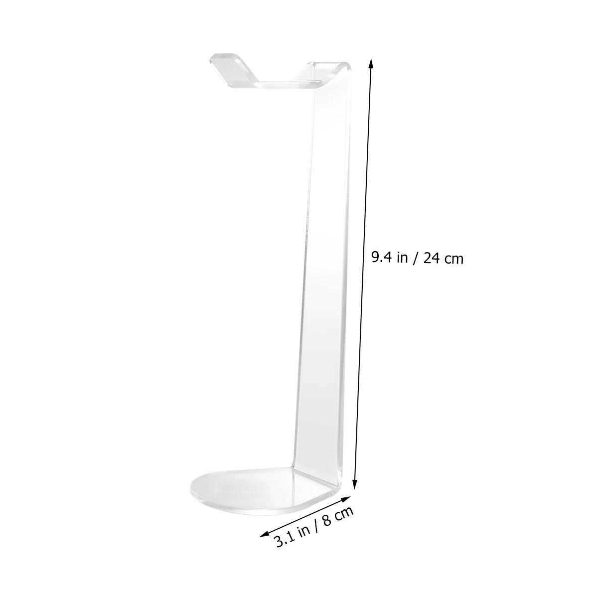 

Headphone Display Stand Acrylic Clear Holder Rack Shelf Earphone Hanger Storage Desk ganizer Gaming Accessories Small Large