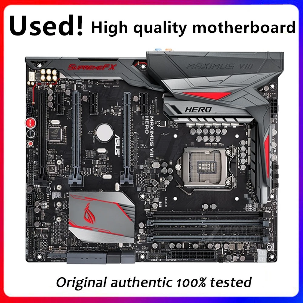 For Asus MAXIMUS VIII HERO Original Used Desktop Intel Z170 64GB DDR4 Motherboard LGA 1151  i7/i5/i3 USB3.0 SATA3