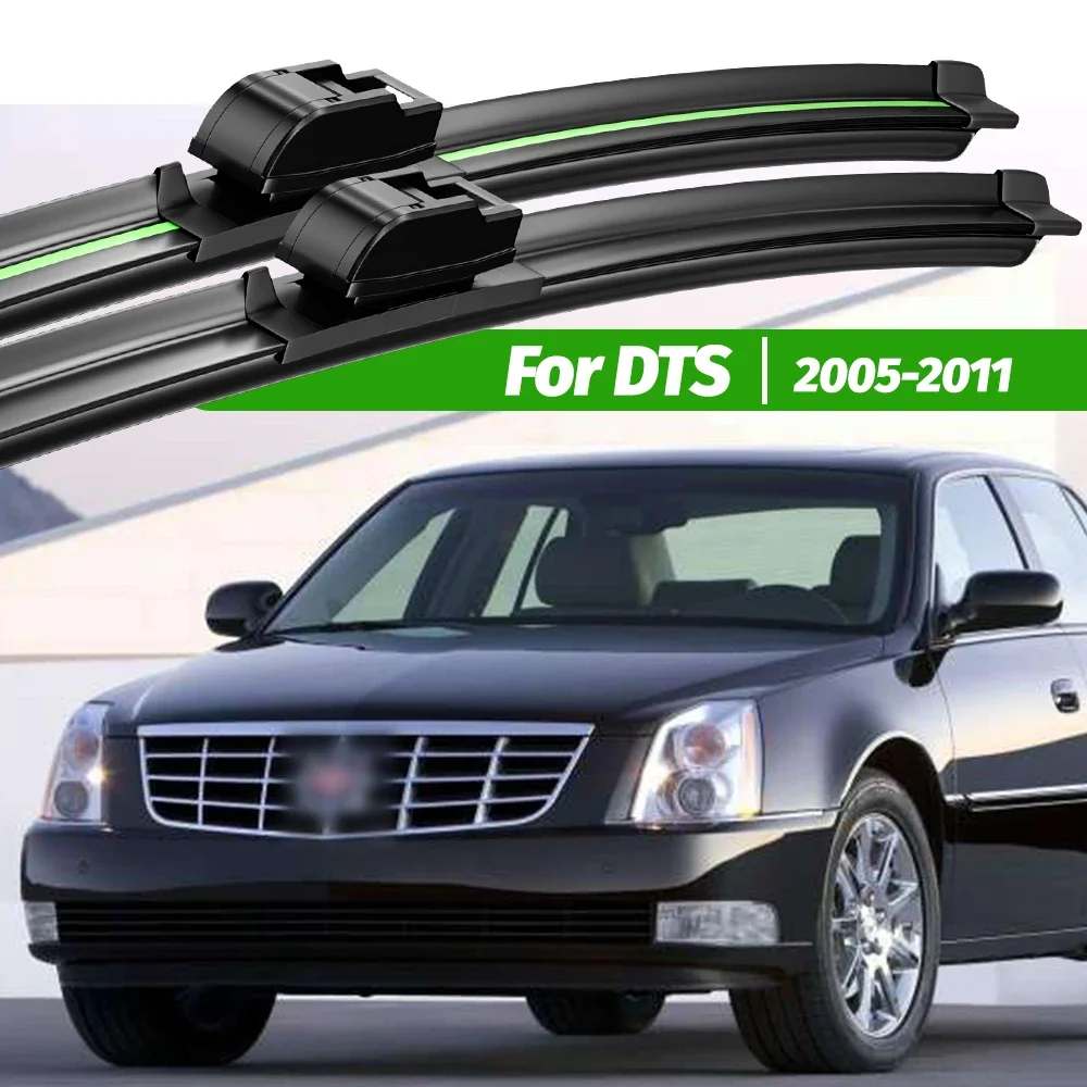 

For Cadillac DTS 2005-2011 2pcs Front Windshield Wiper Blades 2006 2007 2008 2009 2010 Windscreen Window Accessories