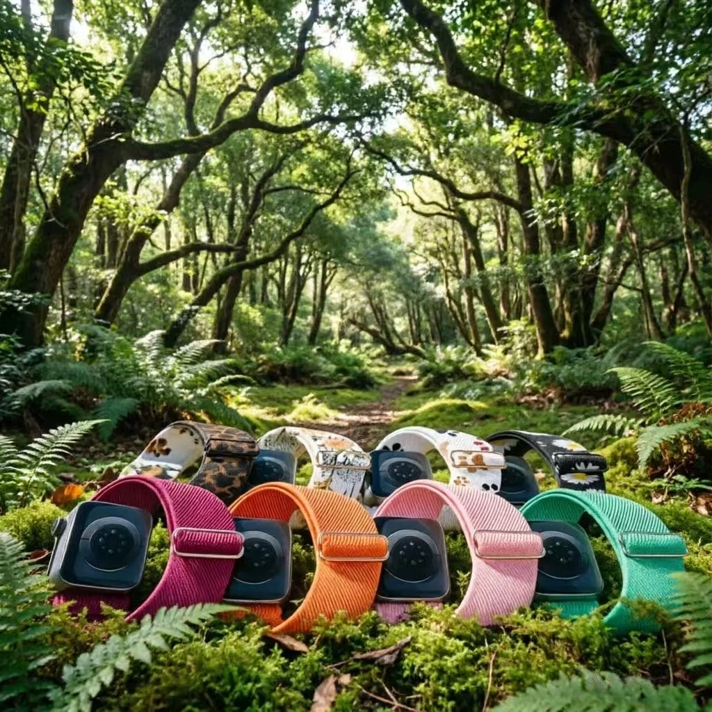 

Горячая распродажа: Эластичный нейлоновый ремешок для Apple Watch Series 11, 10, 9, Ultra 3, 49 мм, 46 мм, 45 мм, 42 мм, 38 мм, 40 мм, регулируемый браслет