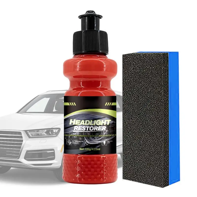 

Headlight Polish Headlight Cleaner Refurbishment Lotion Repair Agent Automotive Lights Restorer Powerful Protective Removes