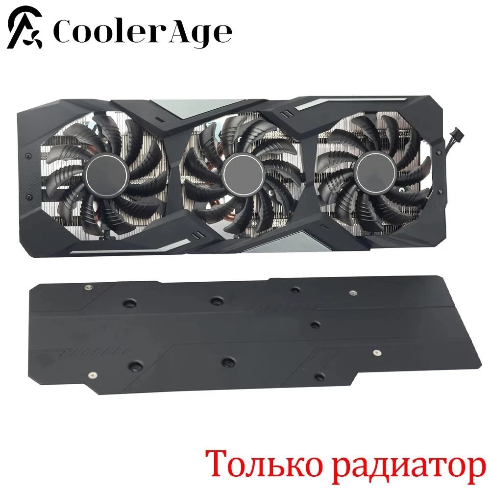 

78MM PLD08010S12HH Graphics Card Replacement Heatsink For Gigabyte RX 5700 5600XT GAMING Graphics Card Cooling Heat Sink