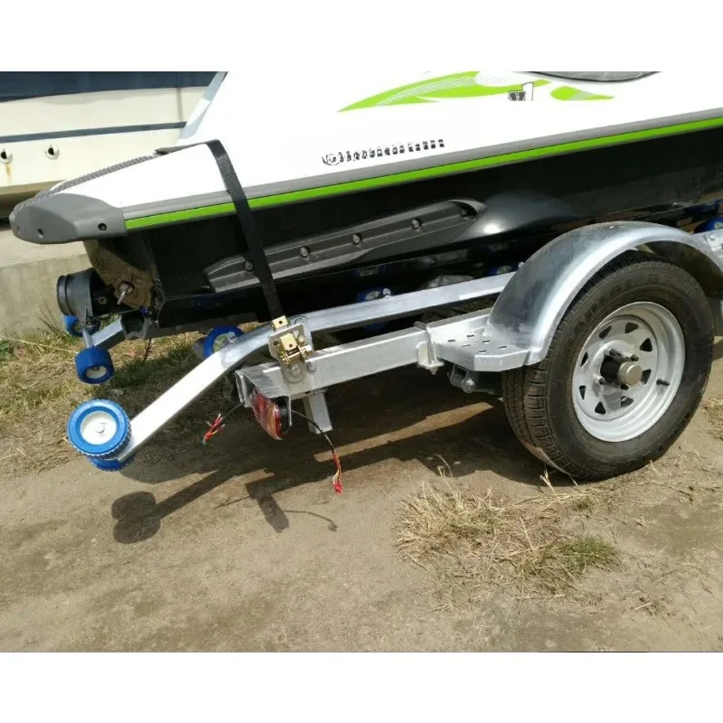 Yacht trailer, motorboat trailer, rubber boat trailer fishing boat trailer trailer multi-specification