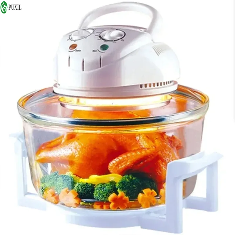 Seventh generation air fryer genuine light wave stove for household use, no oil fume visible glass baking oven