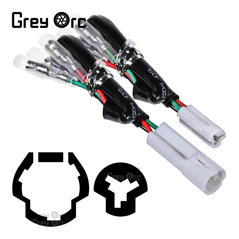 License Plate Marker Wire Adapters Plug Connector Harness For YAMAHA MT09 MT07 Tracer 900 Tenere 700 XSR 155 MT03 YZF R1 R6 R3