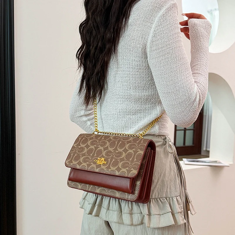 2026 New Arrival Women Fashion Chain Small Square Bag Versatile Shoulder Bag Crossbody Bag Premium Daily Casual Designer Handbag