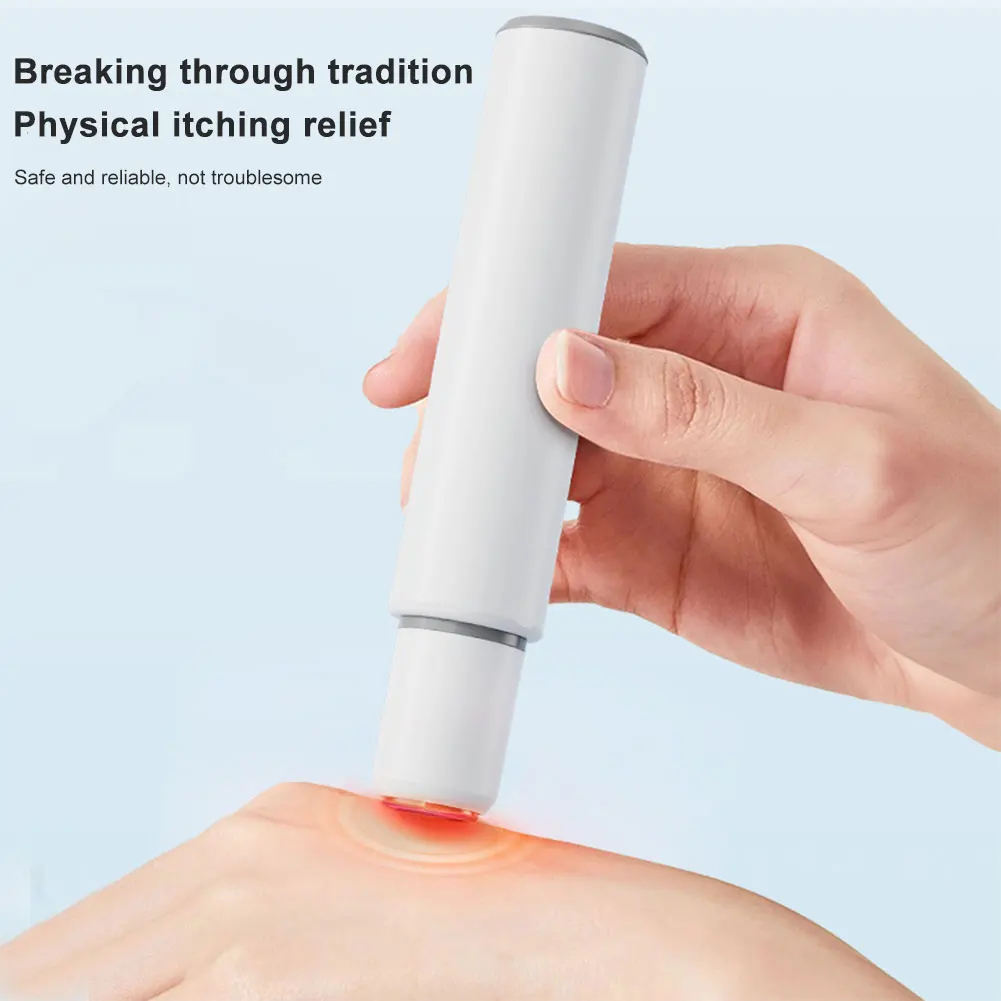 قلم عض البعوض الإلكتروني خالي من المواد الكيميائية قلم تخفيف الحكة قلم مضاد للحكة للسفر والتخييم في الهواء الطلق #3