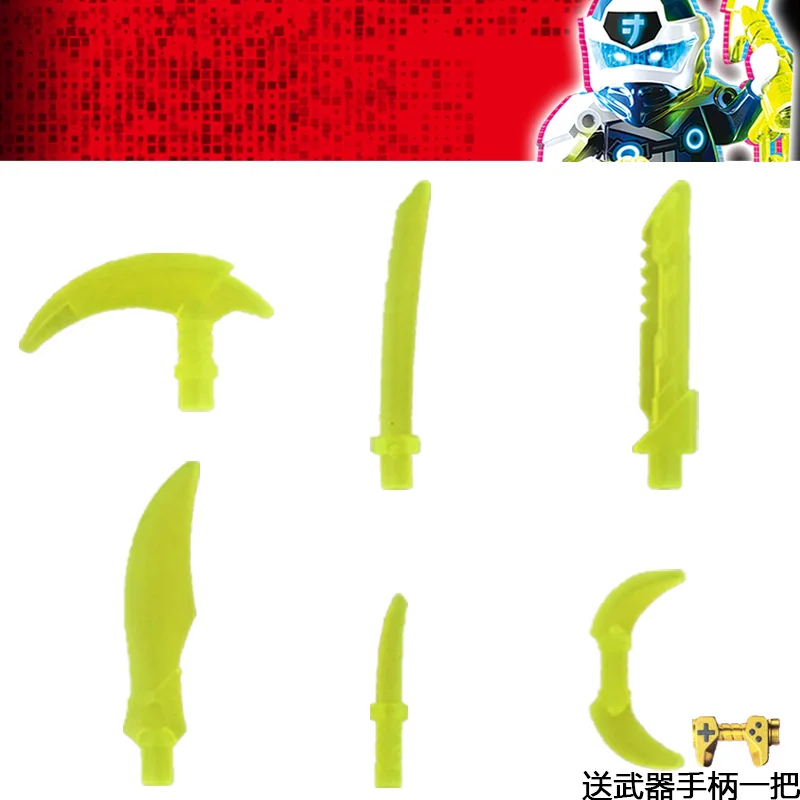 2025 ชุดตัวต่อนินจาสี่อัศวิน อาวุธทองคำ ซีซั่น 16 แซน ไค เจย์ โคล ของเล่นเสริมพัฒนาการสำหรับเด็กผู้ชาย กุญแจของทันา