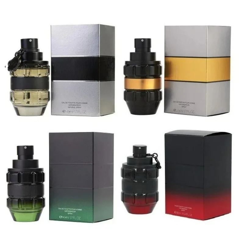 Profumo da uomo di marca da 90 ml Varianti di fragranze legnose piccanti per profumo maschile di lunga durata Tentazione unica Colonia da uomo unisex