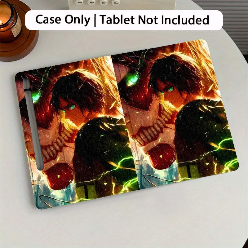 A-Attacks on Titans Pattern For Samsung Galaxy Tab S7 S8 S9 S10 FE Plus 12.4 13.1 Inch Tablet Case