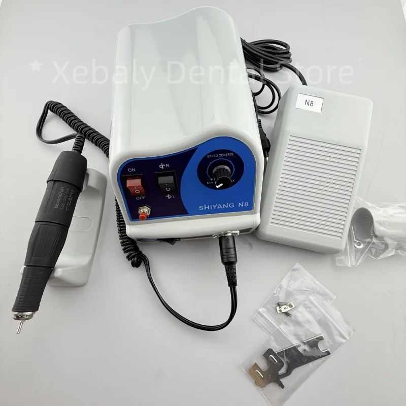 مختبر الأسنان ماراثون N8 محرك كهربائي صغير / 45K RPM SH37LN قبضة تلميع