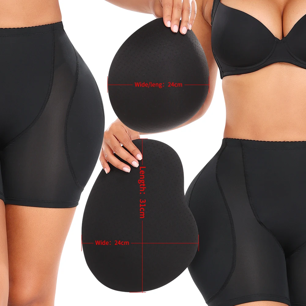 Struewear-Culotte de contrôle pour femmes, 4 coussinets pour les hanches et les fesses, rehausseur de corps, éponge rembourrée, fesses plus grandes