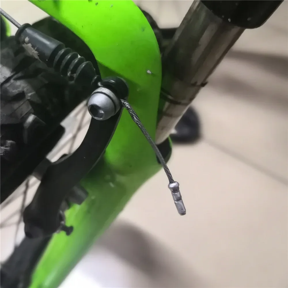 100 stücke Fahrrad Kabel End Kappen Aluminium Legierung MTB Fahrrad Bremse Shifter Kabel Tipps Draht End Kappe Silbrig Farben Bike linie Kern Kappen – Detail 9
