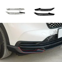For Honda XR-V ZR-V HR-V Vezel 2022 2023 2024 Front Rear Bumper Corner Trim Covers ABS Chrome Car Exterior Accessories HRV ZRV