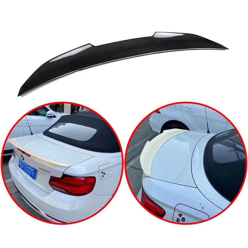 

For BMW 2 Series F23 Convertible 2014-2019 ABS Spoiler PSM Style Car Rear Wing Glossy Black Or Carbon Fiber Look Body Kit