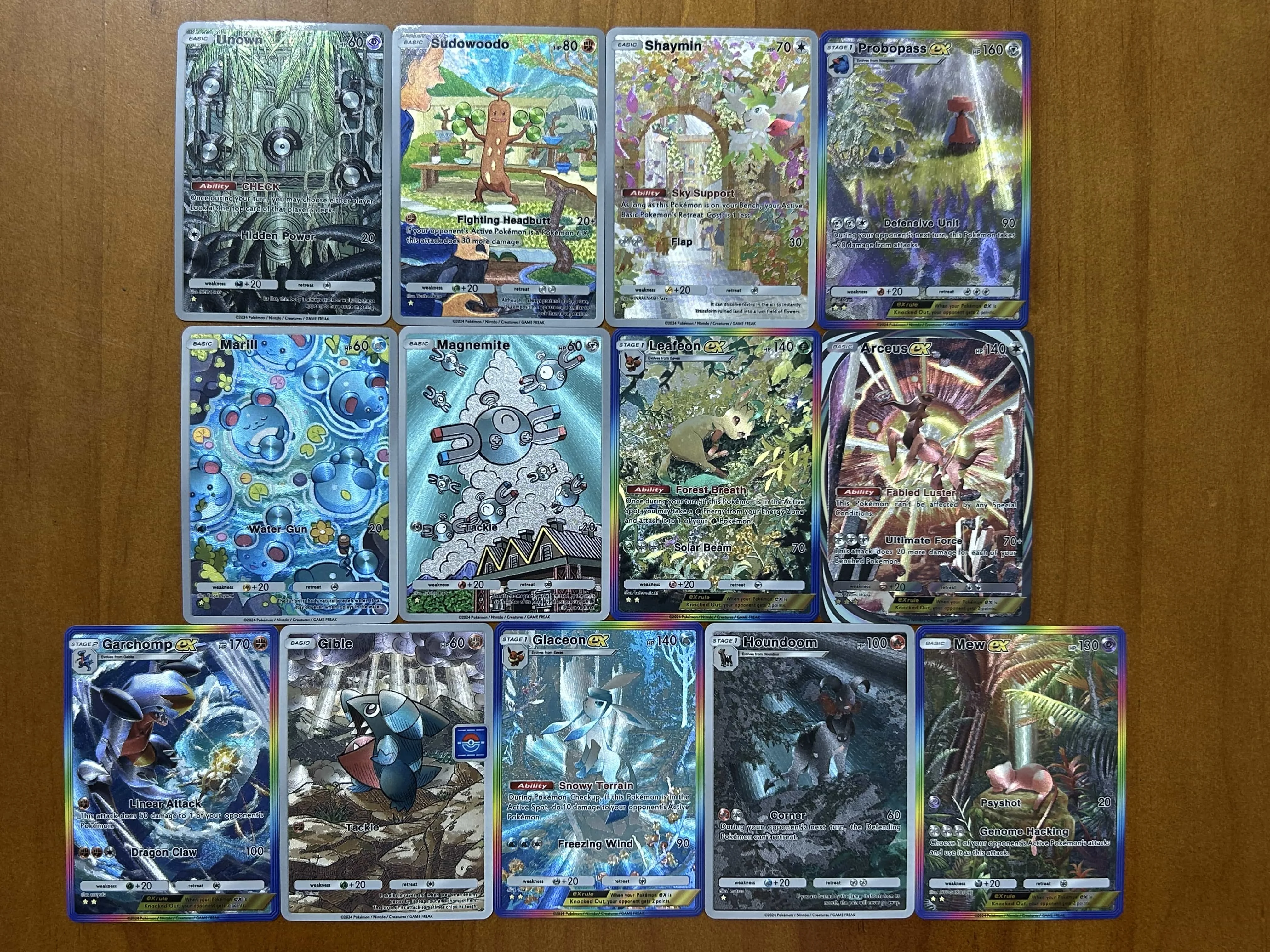 ptcg-アニメカード-リーフィア-ミュウ-グレコアン-アルセウス-プロボパス-ガルチョンプ-フラッシュ-テクスチャ-ホビー-コレクション-diy-トレーナー-カード-誕生日ギフト