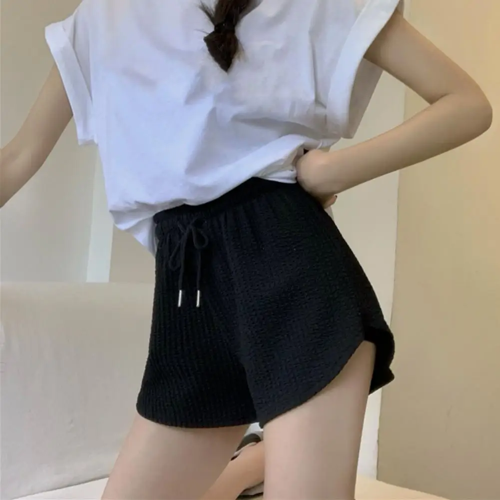 Comfortable Daily Wear Shorts Casual High Waist Shorts Comfortable Women's Summer Shorts with Drawstring Waist for Beach Sports