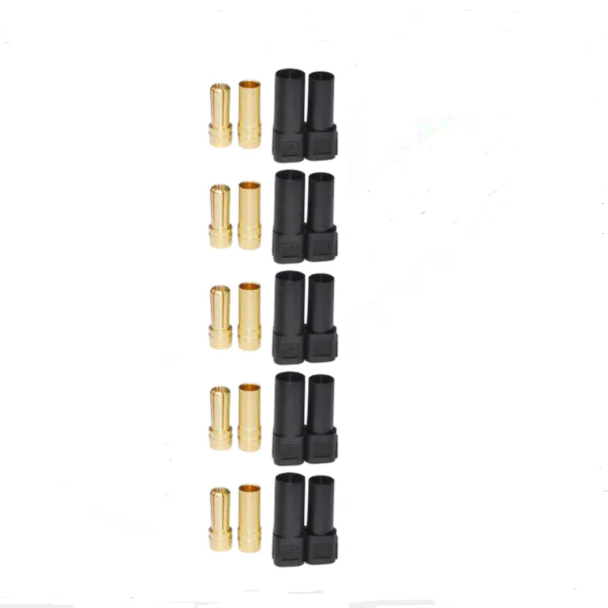 1/5 Sets XT150 connector Jack gold 6mm Large Current Connector with housing for RC Motor ESC