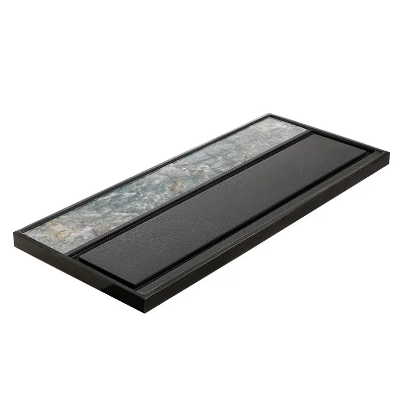

Wujinshi, tea tray, whole piece, natural slate, tea table