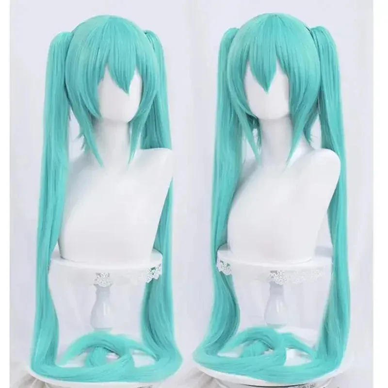 Z Vocaloid Miku Cosplay Wig Anime  New Year Christmas Halloween Party Long Kimono Green Wigs