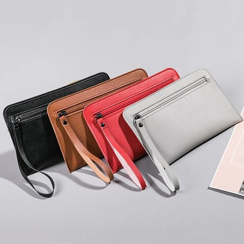 Women Wallet Leather Purse Cheap Small Handbag Wholesale Couple Long Phone Bag Men Business Lady Card New Fashion Clutch Bag