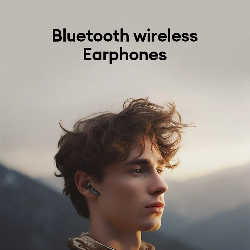 JPEW003 Wireless Bluetooth 5.3 Headset Long Endurance Clear Voice Call Earbuds Gaming Low Latency Sports Qutdoor Earphones