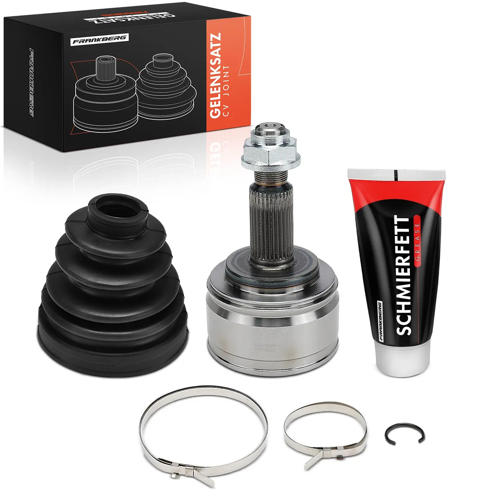 Frankberg 1x Antriebswelle Gelenksatz Vorderachse Rechts für Opel Movano B X62 Renault Master III 7485137195 391012675R 818289