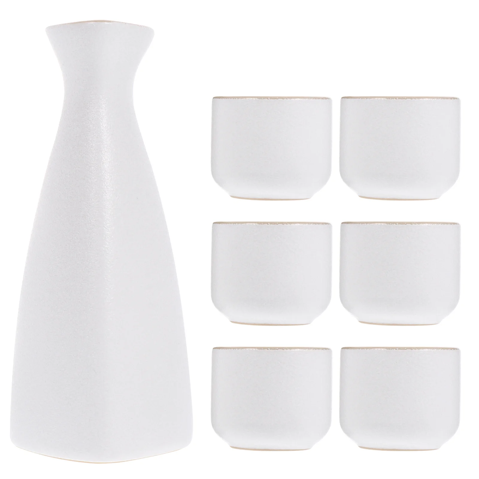 

1Set Ceramic Sake Cups Japanese Style Sturdy Multipurpose Tea Wine Bar Gift Ceramic Sake Serving Cups