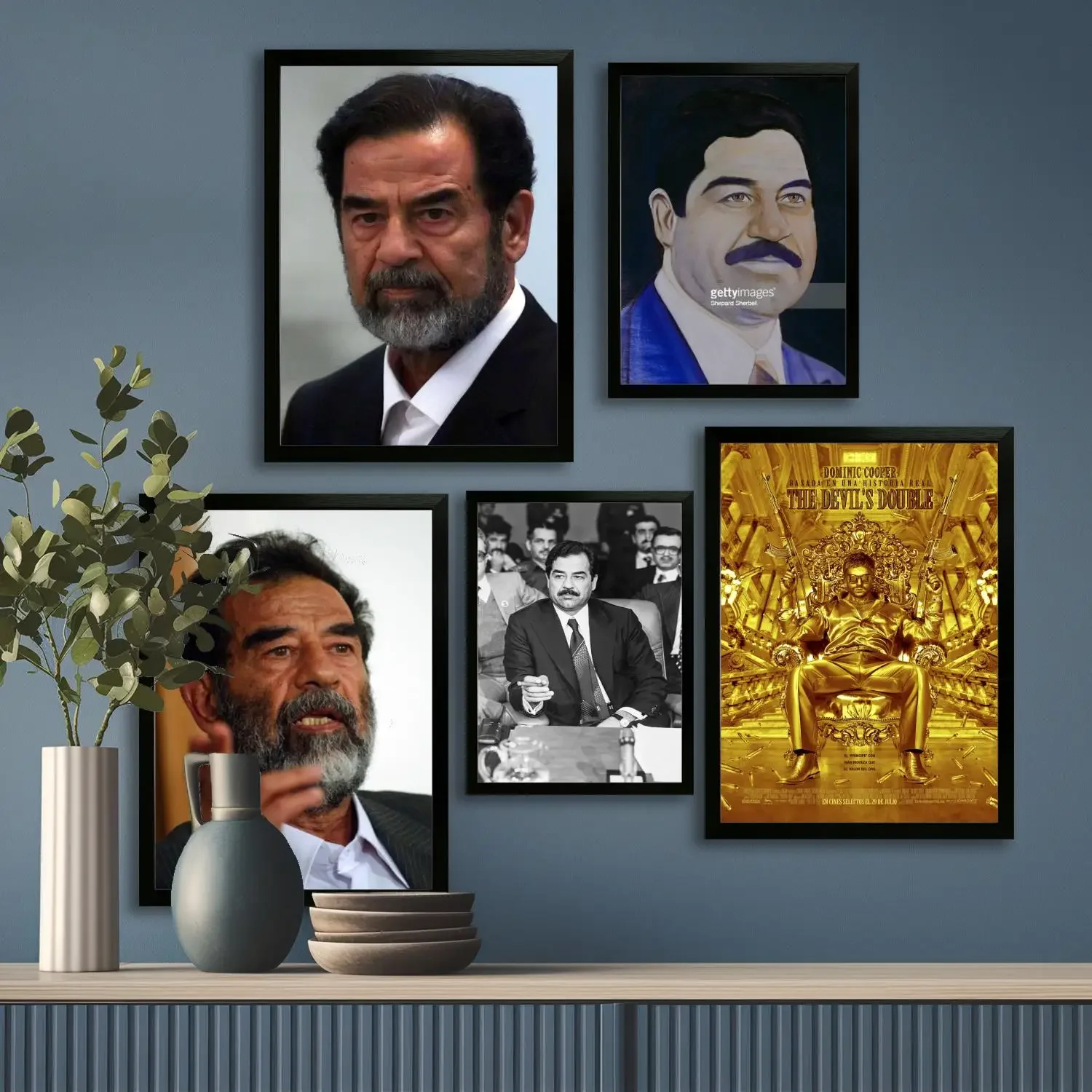 saddam hussein Canvas Art Poster and Wall Art Picture Print, Modern Family Bedroom Decor Posters,Decorative painting