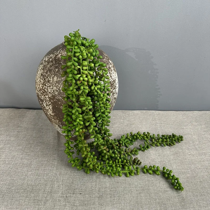 Lebendige künstliche Sukkulenten, Ranke für Weihnachtsbaum, Zubehör, Innenzimmer, Wandbehang, Hochzeitsbogen, Dekoration, Garten im Freien – Detail 4