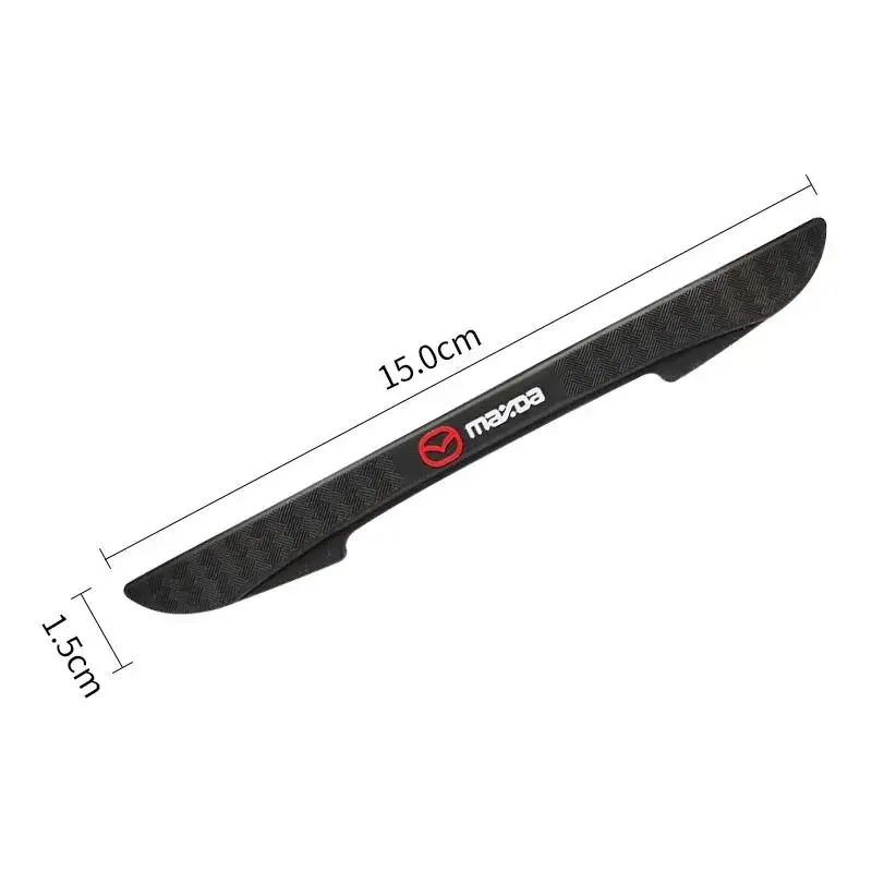 4 قطعة المضادة للتصادم الوفير شرائط باب السيارة خدش حماة ملصقات لمازدا 2 3 6 Atenza Axela Demio CX-5 CX-3 CX-7 CX #2