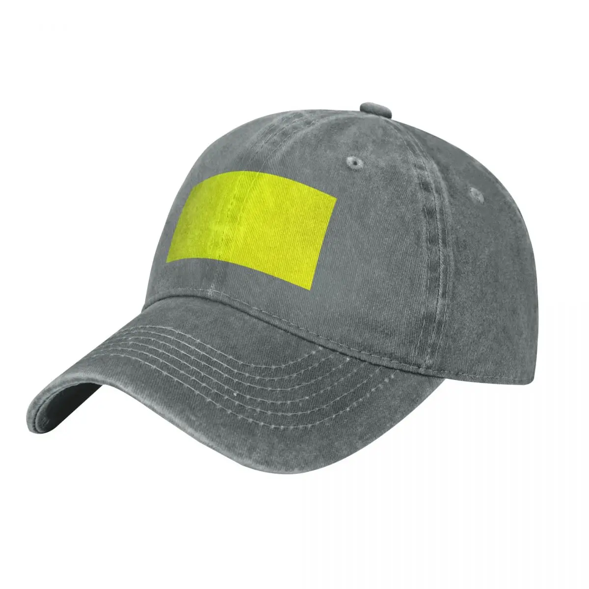 PLAIN SOLID YELLOW - LEMON LIME- BY OZCUSHIONS Baseball Cap Thermal Visor foam party Hat Men's Luxury Women's