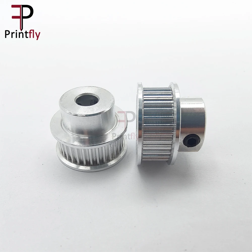 Printfly 2GT 32 Teeth GT2 Timing Pulley 2M Bore5/6/6.35/8/10mm For Belt Width 6/9/10mm GT Timing Belt GT2 Pulley Belt 32T