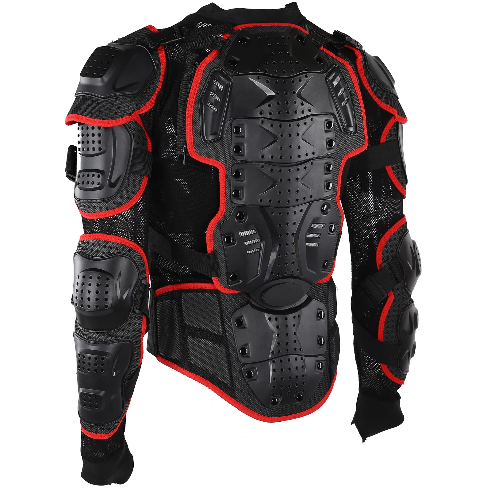 

Riding Armor Protective Jacket Motorcycle Full for Adult Men and Women L Size with EVA Polystyrene Foam PE Shell 1.5