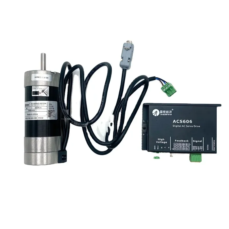 for Lead 180W Brushless DC Servo Motor 57BL180D-1000 Round Flange 36VDC 7A 0.57nm 3000RPM Incremental Encoder