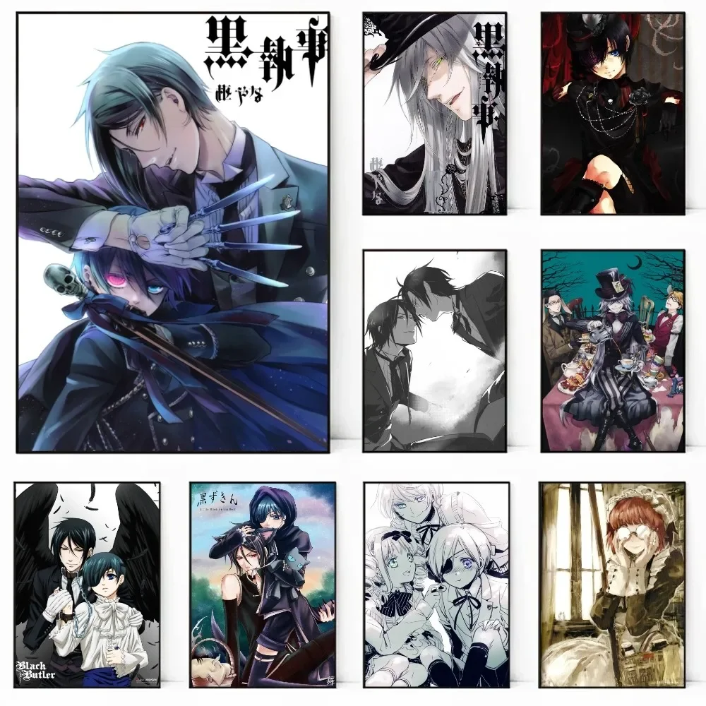 Classic Anime Black Butler Poster Printing canvas Painting Bedroom Study Studio Living Room Wall Art Decoration