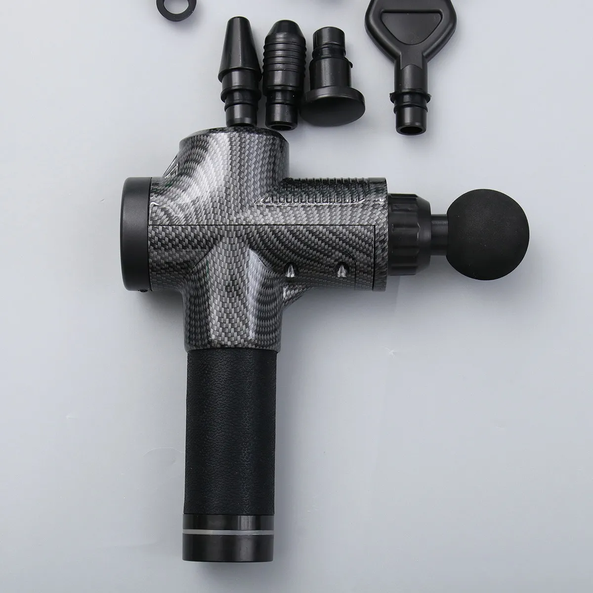 

1 Set Carbon Fiber Fascia Massager Muscle Relaxation Vibration Fitness Equipment Handheld Electric Muscle Massager Rechargeable