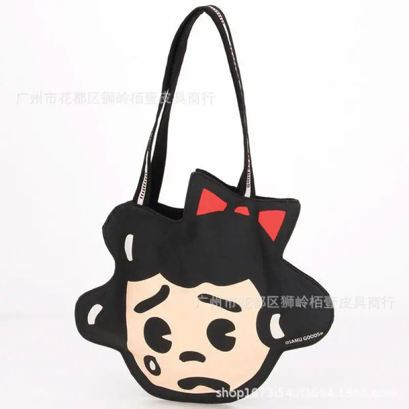 New Cartoon OSAMU GOODS Shoulder Bag with Large Capacity and Versatile Shopping Bag Anime Handbag As A Small Gift for Friends