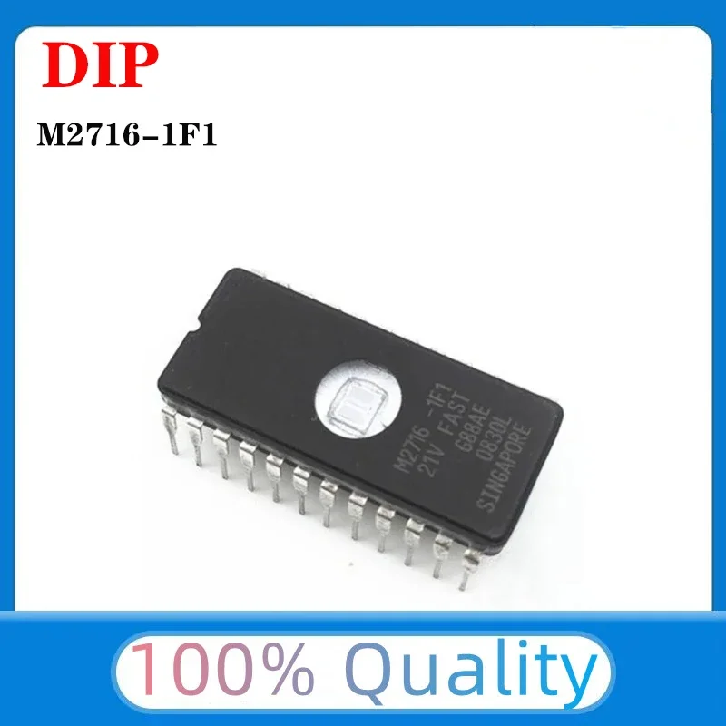 100% NEW 10Pcs/Lot M2716-1F1 2716 Memory UV EPROM IC