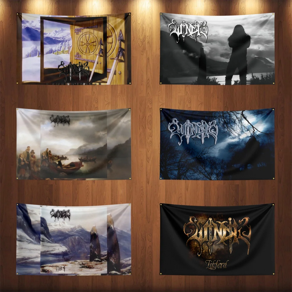 Bandera de banda de Rock pesada de 3x5 pies, pancarta de impresión Digital de poliéster para decoración de tapiz de puerta exterior, arte de pared del dormitorio